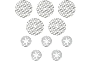Vesaneae 5 Sets Car Heat Shield Repair Kit, 52 mm Repair Plates, 30 mm Clamping Discs for Repairing Insulation Pads, Heat Pro