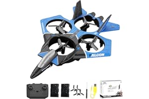FLYVISTA Drones for Kids Foam RC Plane, One-Click Take Off/Landing, 360° Flips, 3-Gear Speeds, Safe Remote Control Airplane Great Christmas Gift Toys for Kids Boys and Girls