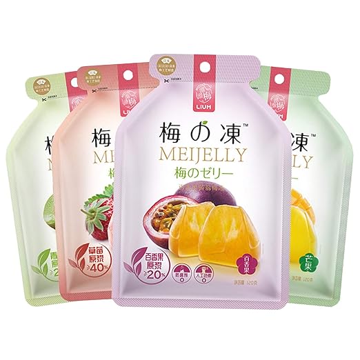 Konjac Jelly Set of 4 (Green plum, Passion fruit