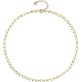 Fettero Cute Choker Necklace for Women Colorful Daisy Flower Choker Cute Chain Choker Necklace Delicate Fashion Gold Dainty Simple Necklace for Women Jewelry Gifts