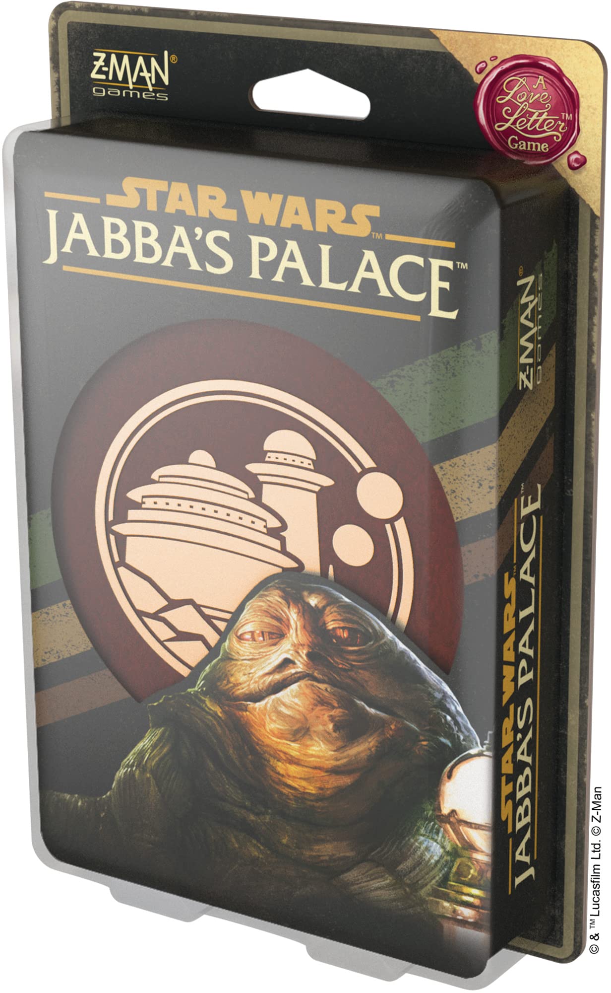Asmodee Z-Man Games Atomic Mass Games Star Wars: Jabba's Palace - A Love Letter Game | Card Game | Ages 10+ | 2-6 Players | 20 Minutes Playing Time Multicolor ZLL03