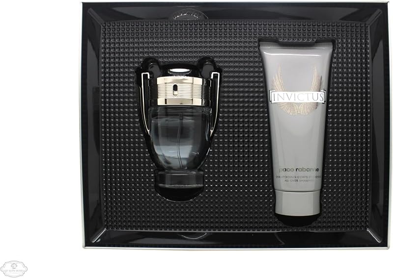 Paco Rabanne Invictus 2017 EDT 50ml & Shower Gel 100ml Set Mens Fragrance