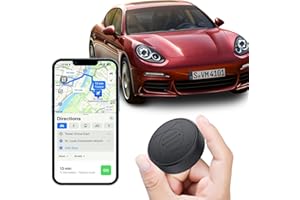 QUVJD GPS Tracker for Vehicles,Car GPS Tracker Portable Real Time Magnetic GPS Tracking Device, Full Global Coverage Location Tracker for Car,kids,dogs,Trucks/Person. No Monthly Fee/No Subscription Required
