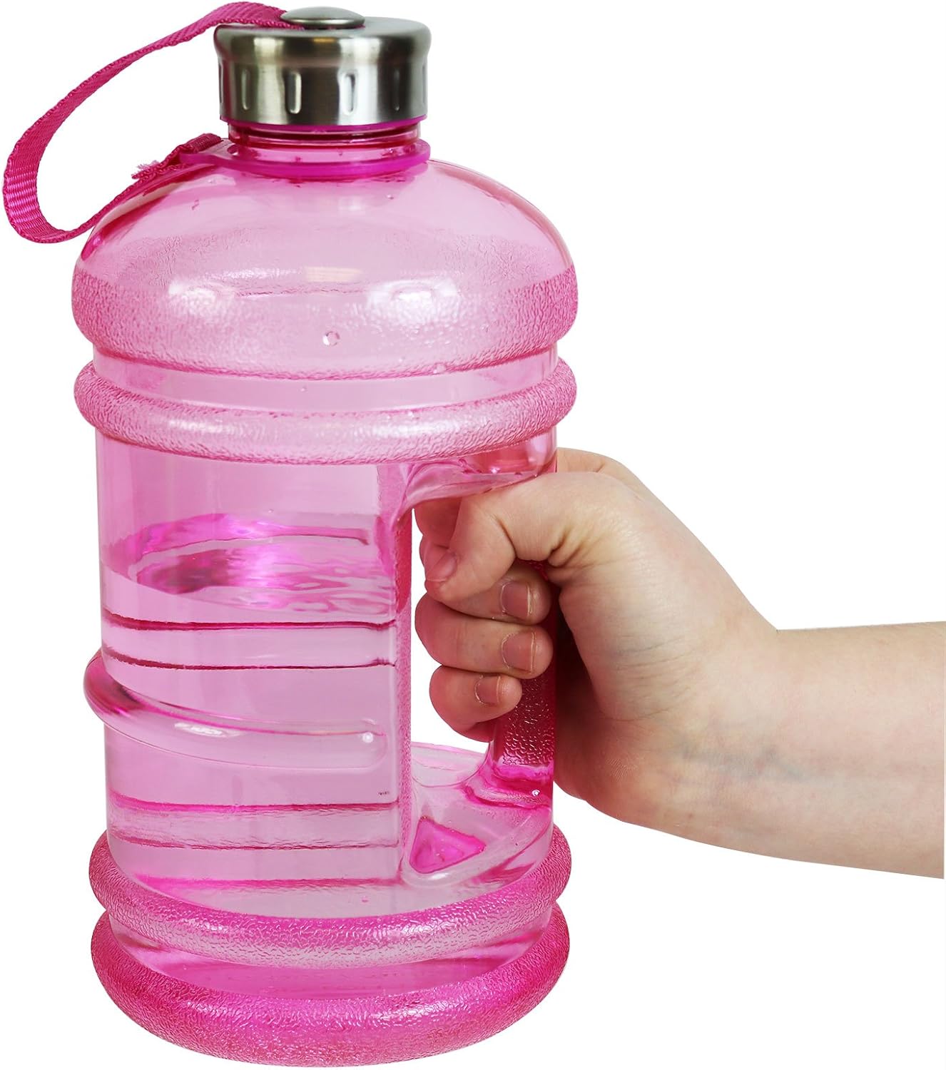 Large Drinking Bottle Sports Water Bottle 2.2L with Easy Carry Handle Gym Bottle Extra Large Sports Bottle 2.2 Litre Bottle Barrel - Image 4