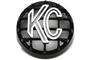 KC HiLiTES 7219 Black 4" Stone Guard Grille for Rally 400 Light