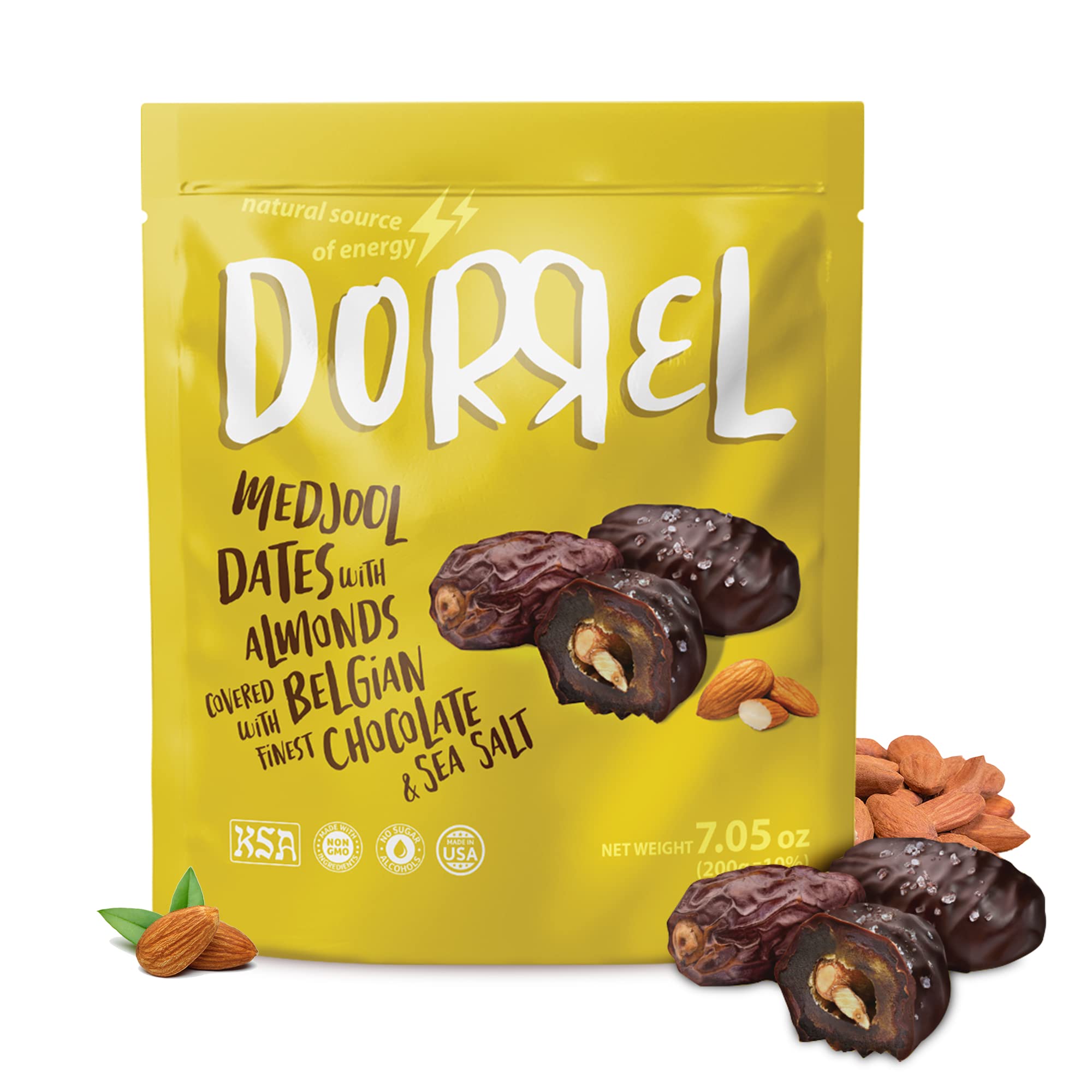 Dorrel Belgian Dark Chocolate Covered Medjool Dates