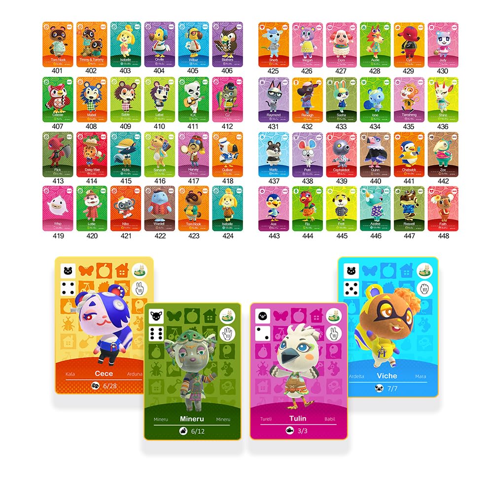 52Pcs NFC Animal Small Cards