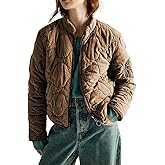 COWOKA Women's Lightweight Zip Up Outerwear Coat Quilted Jacket Warm Down Puffer Jacket With Pockets