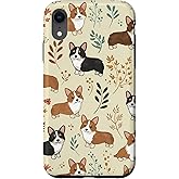 Funny Cute Pattern Welsh Pembroke Corgi Case for iPhone XR