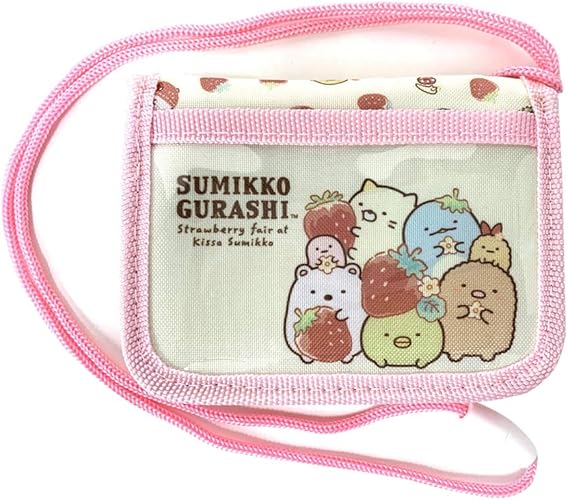 Amazon スミッコグラシ 財布 すみっコぐらし ウォレット 二つ折り 子供 紐付き K3536 かばんや 財布