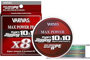 VARIVAS (Baribasu) PE line Abani Jigging 10 × 10 Max Power PE X8 300 Meters 2 No. 33 lb 8 Present 10 Colors