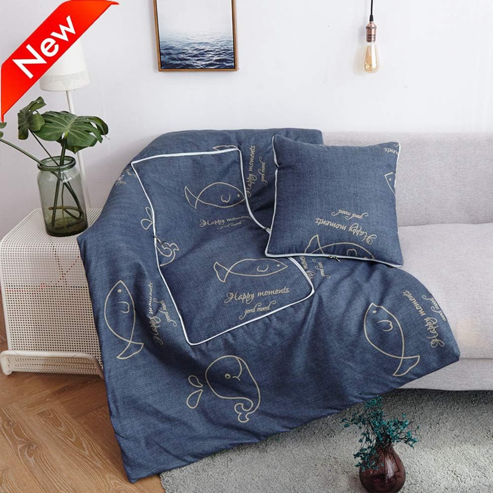 Travel Home Decor 40 X 60 Inch Blanket 16 X 16 Inch Pillow Bed Chenlee Throw Pillow Blanket 2 In 1 Multi Function Couch Pillow Quilt Airplane Packable Travel Blanket Set For Sofa Car Bed