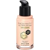 Max Factor Facefinity 3-in-1 All Day Flawless Liquid Foundation, SPF 20-10 Fair Porcelain, 30 ml