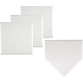 Franklin Sports MLB Baseball Base Set - Throw Down Rubber Bases for Baseball + Softball with Home Plate - Portable Backyard B