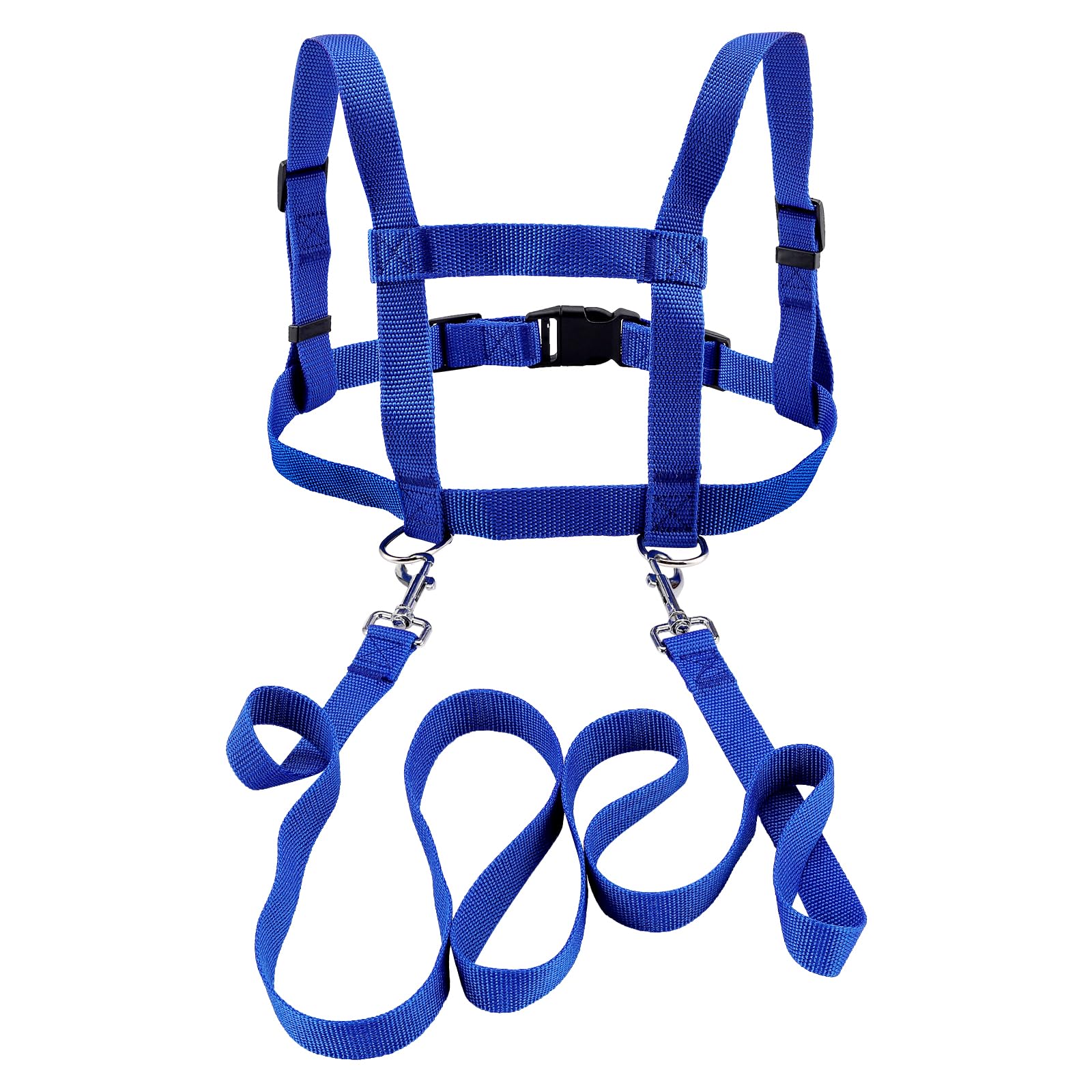 WDFCN Blue Horse Harness Toy for Kids, Teens, Boys & Girls - Role Play, Pony Games, Skiing, Riding - All Ages