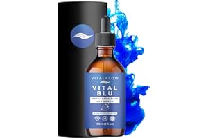 VITALFLOW 1% Methylene Blue 60ml Pharmaceutical USP Grade Solution | Ultra High Third-Party Tested Purity | No Heavy Metals |