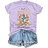 Magical Kingdom Shirt Women Princess Tee Belle Shirts Beauty T-Shirt Book Lover Tee Casual Vacation Short Sleeve Tops