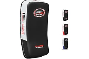 FARABI SPORTS Farabi Thai Pad Training Kick Pad Curved Coaching Pad Kicking Mix Martial Arts x 1 Single Unit