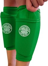 Hy-Pro Celtic FC Shin Pad With Sock Sleeve Junior Officially Licensed