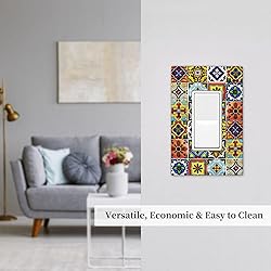 Retro Matte Mosaic Moroccan Mexican Mandala Boho