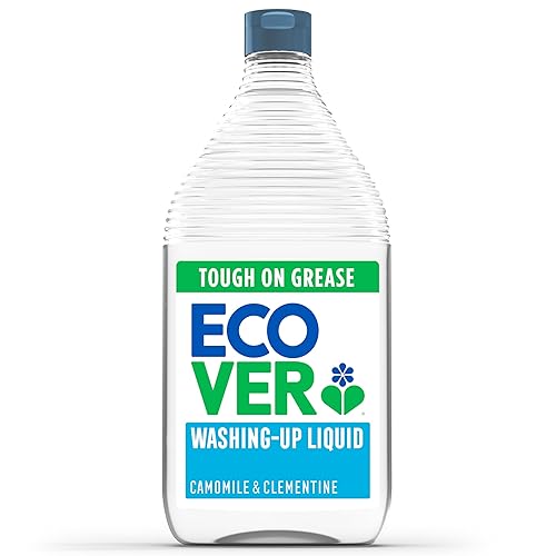 Ecover Washing Up Liquid, Washing Up Soap, Tough on Grease and Grime, Fresh Camomile & Clementine Scent,1 x 950ml