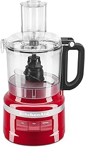 KitchenAid KFP0718ER 7-Cup Food Processor Chop, Puree, Shred and Slice - Empire Red