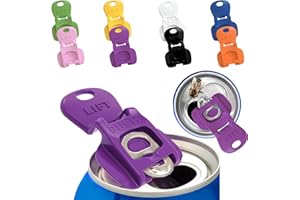 Upgraded 8-Pack Colorful Can Opener Set - Easy-Open Tab Tools for Soda, Beer, and Canned Beverages, Perfect for Picnic, BBQ, 