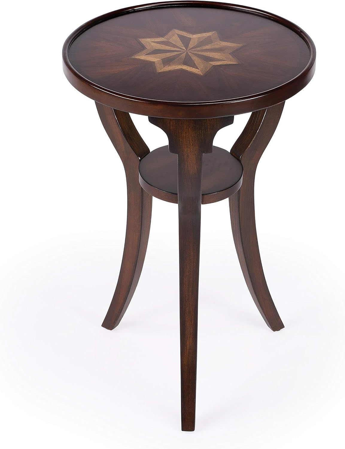 BUTLER DALTON PLANTATION CHERRY ROUND ACCENT TABLE