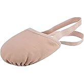 Linodes Canvas Pirouette Half Sole Jazz Ballet Dance Shoe Turning Shoes for Women and Girls