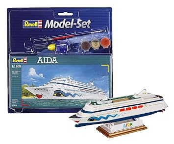 Revell Modellbausatz Schiff 11200 Aida Im Maßstab 11200 Level 3 Originalgetreue Nachbildung Mit Vielen Details Kreuzfahrtschiff Model Set Mit