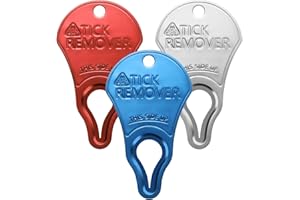 JOTOVO Tick Remover Tool Portable, Tick Removal for Pet and Humans, Safe and Reliable, Pain-Free, Essential Tools for Outdoor Activities- 3 pcs