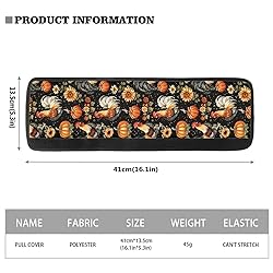 ASQVTIFE Thanksgiving Fridge Handle Covers Set of 2