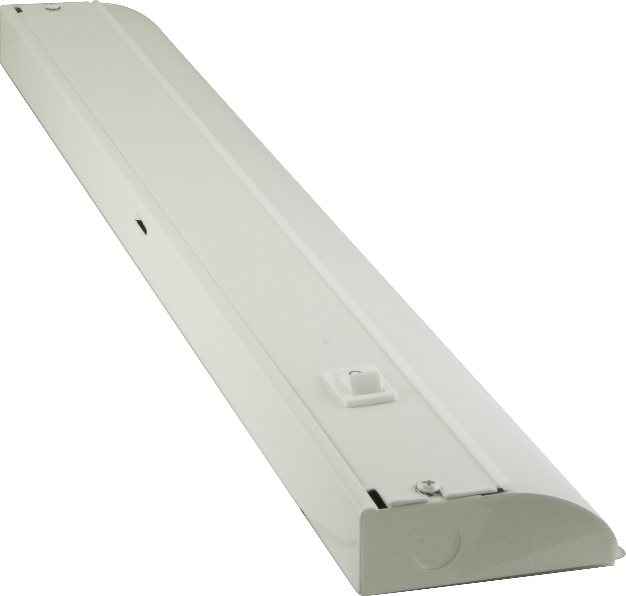 GE 18 Inch Premium Front Phase LED Under Cabinet Light Fixture, Direct Wire, In-Wall Dimmer Compatib