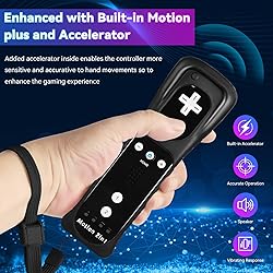 TechKen 2 Pack Wii Remote with Wii Motion Plus