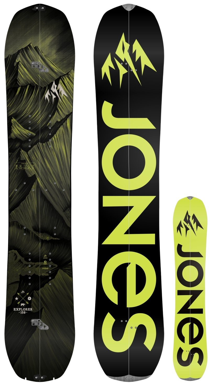 Splitboard Snowboard Men Jones Snowboards Explorer Split 164W 2018