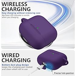 Ljusmicker for AirPods 4 Case Cover 2024 with