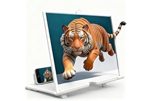 Screen Magnifier Version, 2026 New Screen Magnifier for Cell Phone, Movies, Videos, and Gaming, Amplifier Desktop Magnifying 