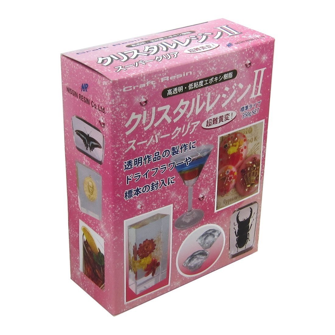 日新レジン クリスタルレジン スーパークリアー 350gセット 補修材 産業 研究開発用品 通販 Amazon