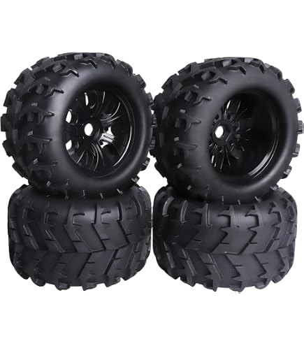 thumbnail image 2 of Arrma Outcast 6s DBoots Back-Flip MT 6S Tires (Set Of 2) - Pre-Glued Black - Z-AR510092 2 of 5
