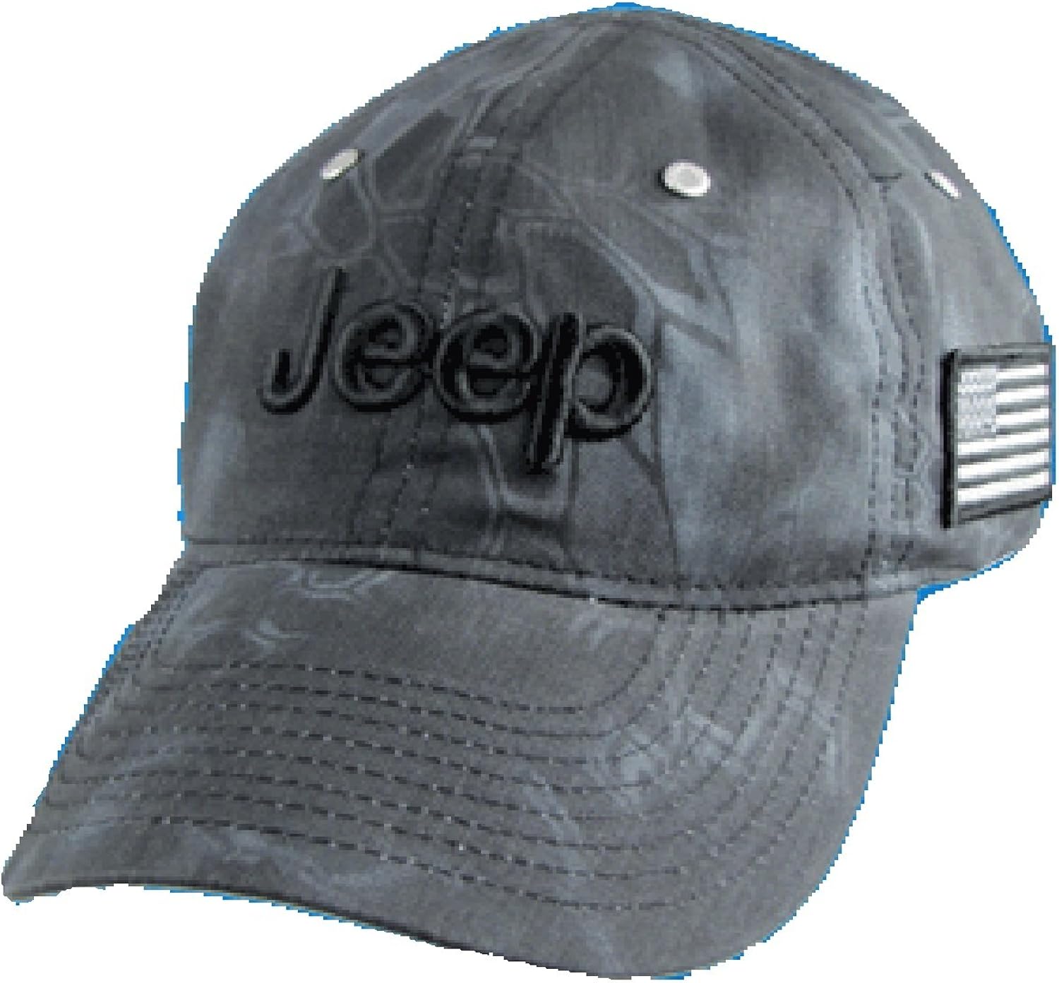 Jeep Charcoal Typhon Camo Cap at  Men’s Clothing store
