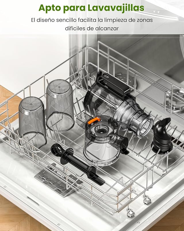 extractor de zumos y verduras en frío 200 W, boca 115 mm