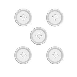 Libiline 100pcs Resin Button Solid Color 4Holes