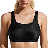 Wingslove High Impact Sports Bras for Women Seamless Full Coverage High Neck Workout Bra
