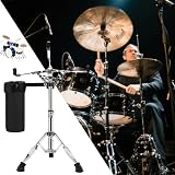 YOUEON Snare Drum Stand with Stick Holder, Double Braced Tripod 10-14 in view 9