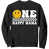 Happy Mama 1st Birthday Family Matching Theme Sweatshirt