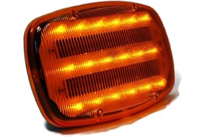 AAWFHRIE IIT 16937 Amber Magnetic 18 LED Safety Light for Trailers, Trucks, and RV's