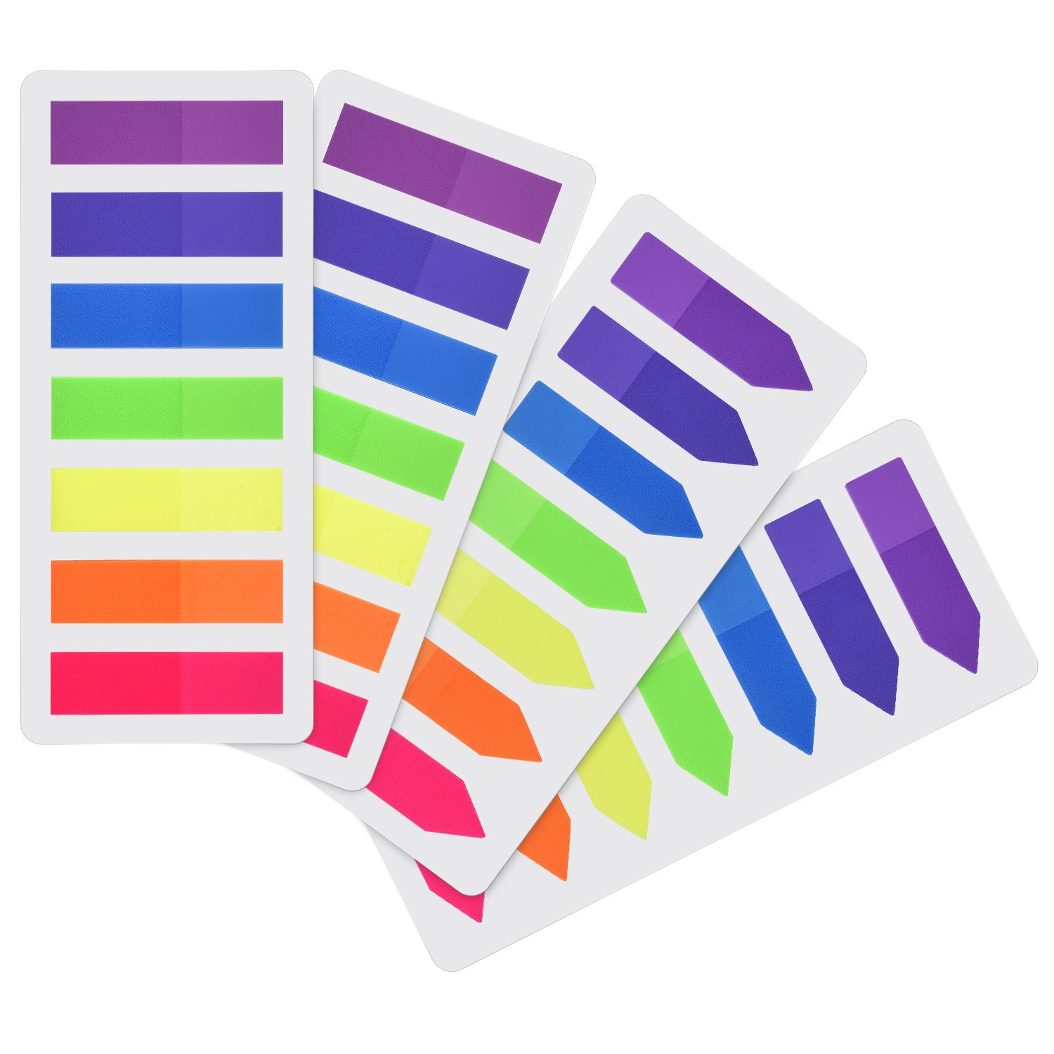 560 Pieces Page Markers Arrow Flags Tabs Fluorescent Sticky Notes ...