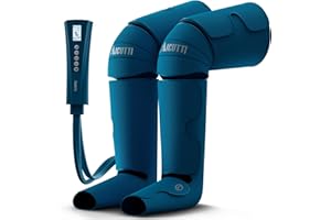 AICUTTI Professional Air Compression Leg Massager with Heat - Ideal Christmas, Mother's Day & Father's Day Gifts for Women, Men, Dad & Mom from Daughter or Son - Pain Relief for Foot, Calf, Knee & Thigh