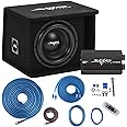 Skar Audio Single 10" Complete 1, 200 Watt Sdr Series Subwoofer Bass Package - Includes Loaded Enclosure with Amplifier