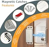 Jiayi Magnetic Door Catch 4 Pack Cabinet Door Magnets 304 Stainless Steel view 3
